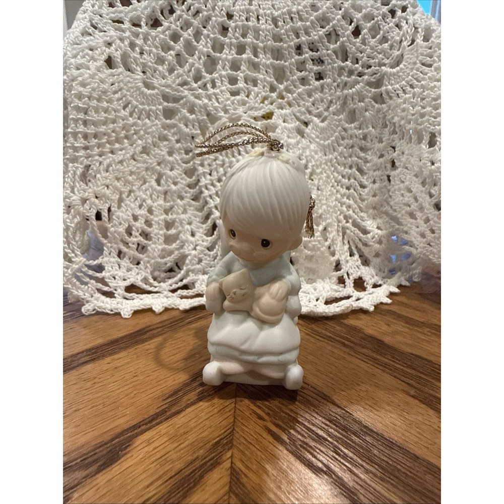Precious Moments The Purr-fect Grandma Ornament E-0516 - 1983 Jonathan & David